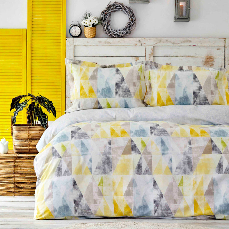 KARACA SA COLIRIDO HARDAL-GRAY FLANEL DUVET COVER