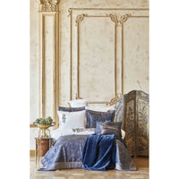 KARACA VENITA NAVY 6 PIECE SILK PRIVATE BED COVER SET
