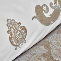 KARACA CORNELIA ANTRASITE 6 PIECE SILK PRIVATE BED COVER SET